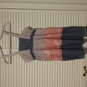 ❄️UO Kimchi Blue Tiered Cotton Eyelet Mini Dress *As Is* Size Small